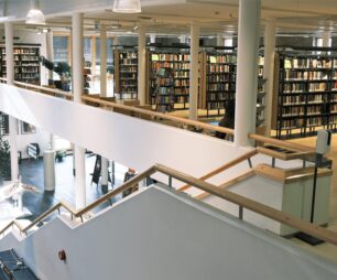 Trappen i Lillehammer bibliotek